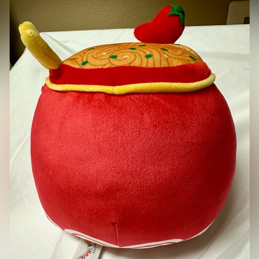 Squishmallows Odion Spicy Ramen Bowl Plush 8” Kellytoy Food Kawaii NWOT - Picture 6 of 7